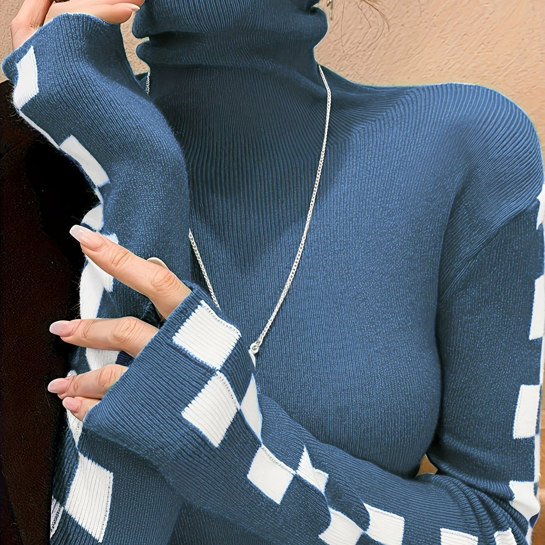Women's High-Neck Sweater