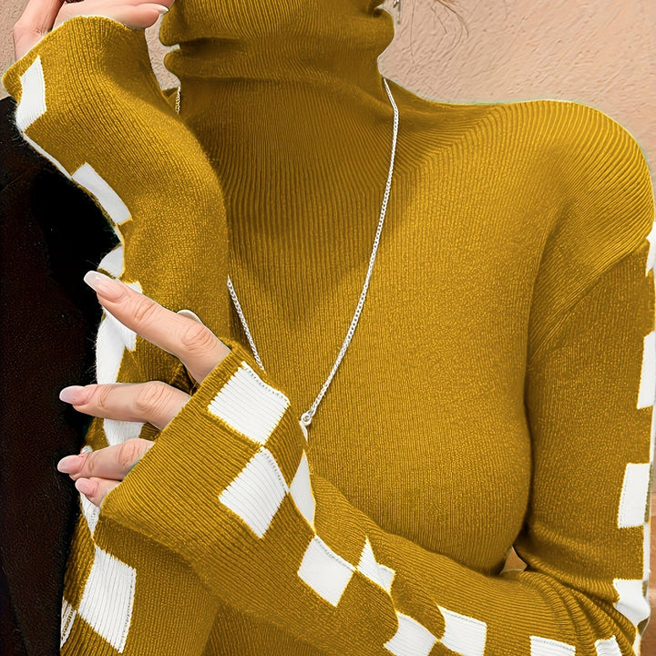 Women's High-Neck Sweater