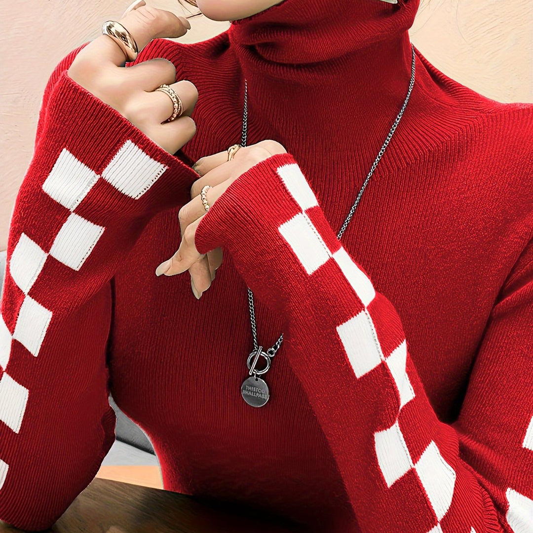 Women's High-Neck Sweater