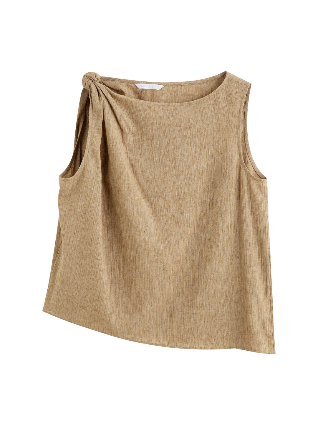 ZIQIAO 2025 Summer Women's Sleeveless Linen Set