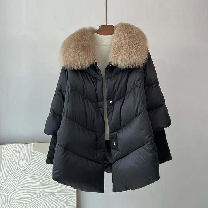 New Women's Loose Outerwear Fashion Down Jacket Overcoat
