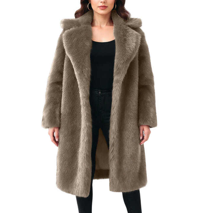 Elegant Winter Thermal Overcoat for Women