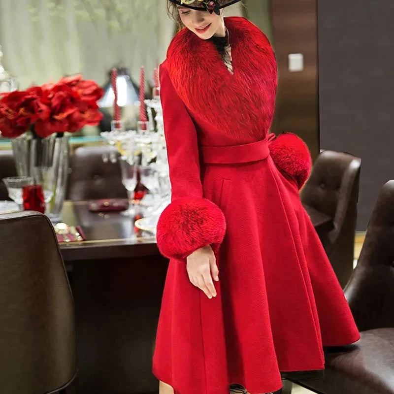 Double-sided Wool Coat Women's 2025 Autumn Winter