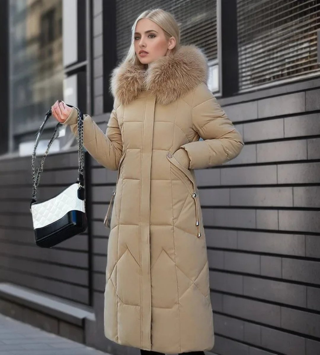 Women's Winter Windproof Warm Solid Parkas Coats