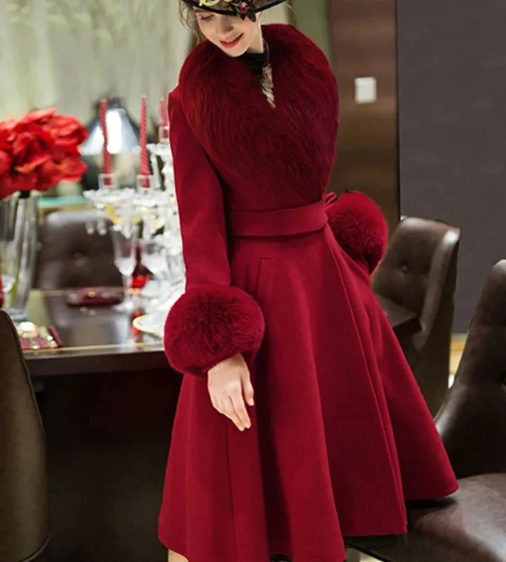 Double-sided Wool Coat Women's 2025 Autumn Winter