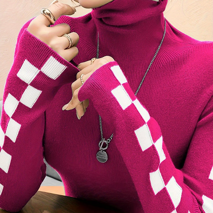 Women's High-Neck Sweater