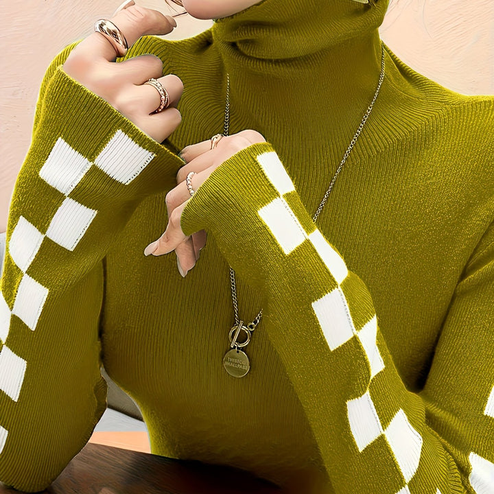 Women's High-Neck Sweater