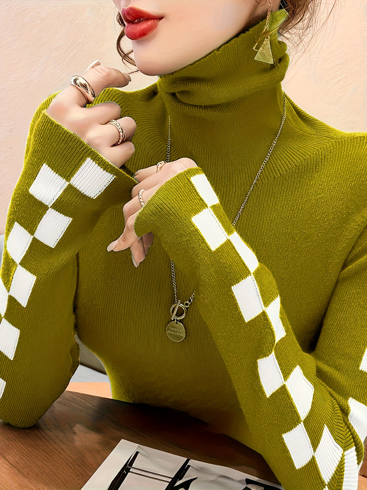 Women's High-Neck Sweater